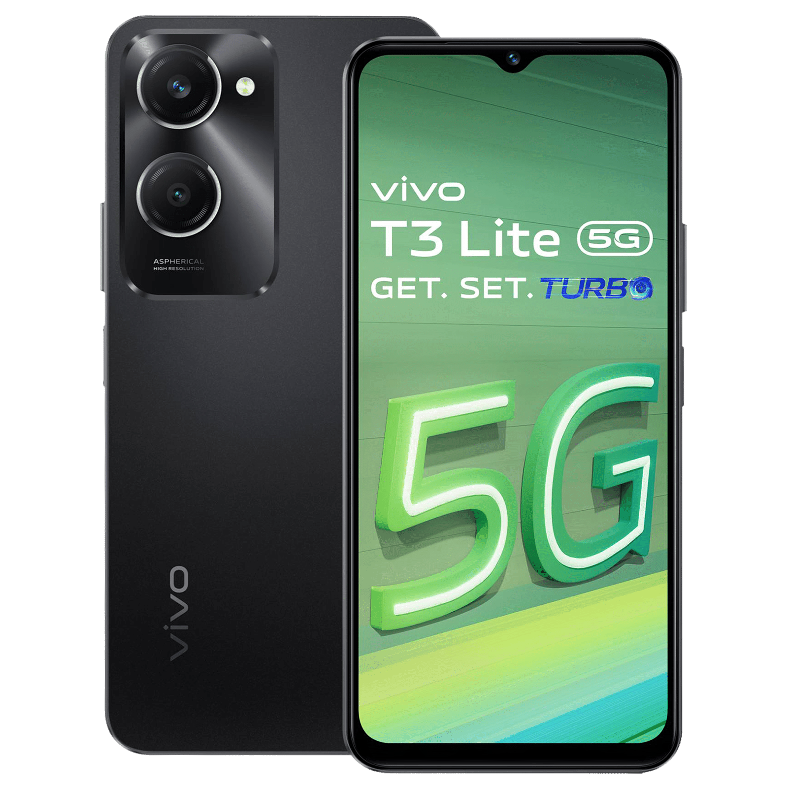 vivo T3 Lite 5G (6GB RAM, 128GB, Majestic Black)