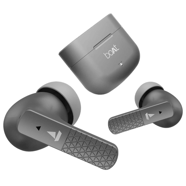 boAt Airdopes 91 TWS Earbuds with Environmental Noise Cancellation (IPX5 Water Resistant, ASAP Charge, Misty Grey)_1
