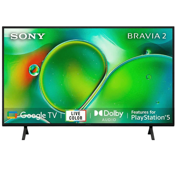 SONY Bravia 2 109 cm (43 inch) 4K Ultra HD LED Google TV with Dolby Audio( 2024 Model)_1