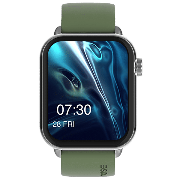 noise ColorFit Mighty Smartwatch with Bluetooth Calling ( 49.78mm TFT Display, IP67 Water Resistant, Forest Green Strap)_1