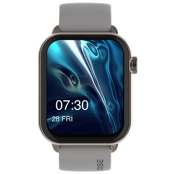 noise ColorFit Mighty Smartwatch with Bluetooth Calling ( 49.78mm TFT Display, IP67 Water Resistant, Silver Grey Strap)_1