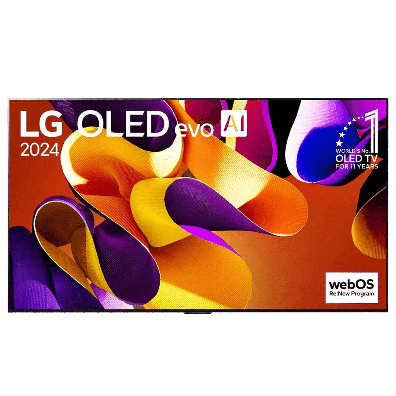 LG evo G4 139.7 cm (55 inch) OLED 4K Ultra HD WebOS TV with Dolby Atmos (2024 model)