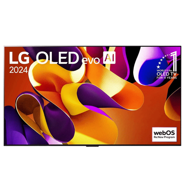 LG evo G4 139.7 cm (55 inch) OLED 4K Ultra HD WebOS TV with Dolby Atmos (2024 model)_1