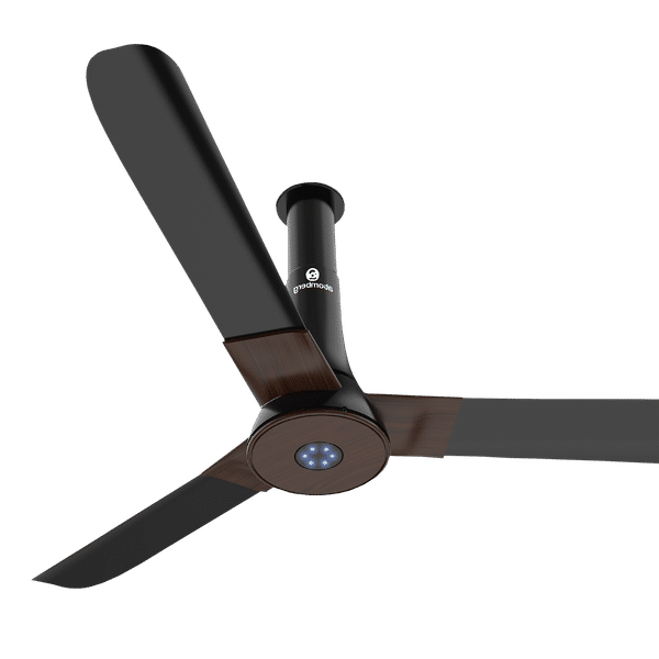 atomberg Studio Plus 1200mm 3 Blade BLDC Motor Ceiling Fan with Remote (LED Indicator, Earth Brown)_1