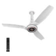 nex Dryft A95 5 Star 1200mm 3 Blade BLDC Motor Smart Ceiling Fan with Remote (Alexa & Google Assistant, Classic White)_1