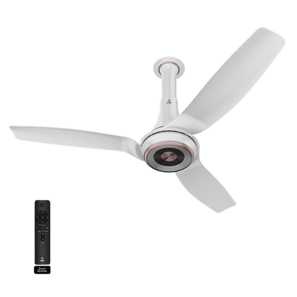 nex Dryft A95 5 Star 1200mm 3 Blade BLDC Motor Smart Ceiling Fan with Remote (Alexa & Google Assistant, Classic White)_1