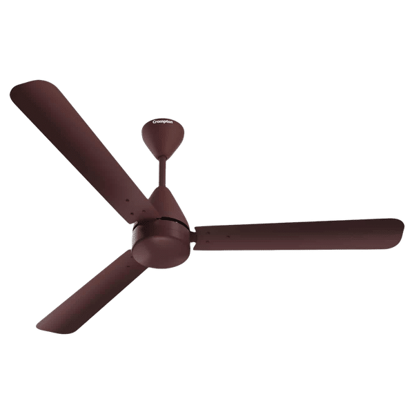 Crompton Energion Cookie 1200mm 3 Blade BLDC Motor Ceiling Fan with Remote (Superior Air Delivery, Brown)_1