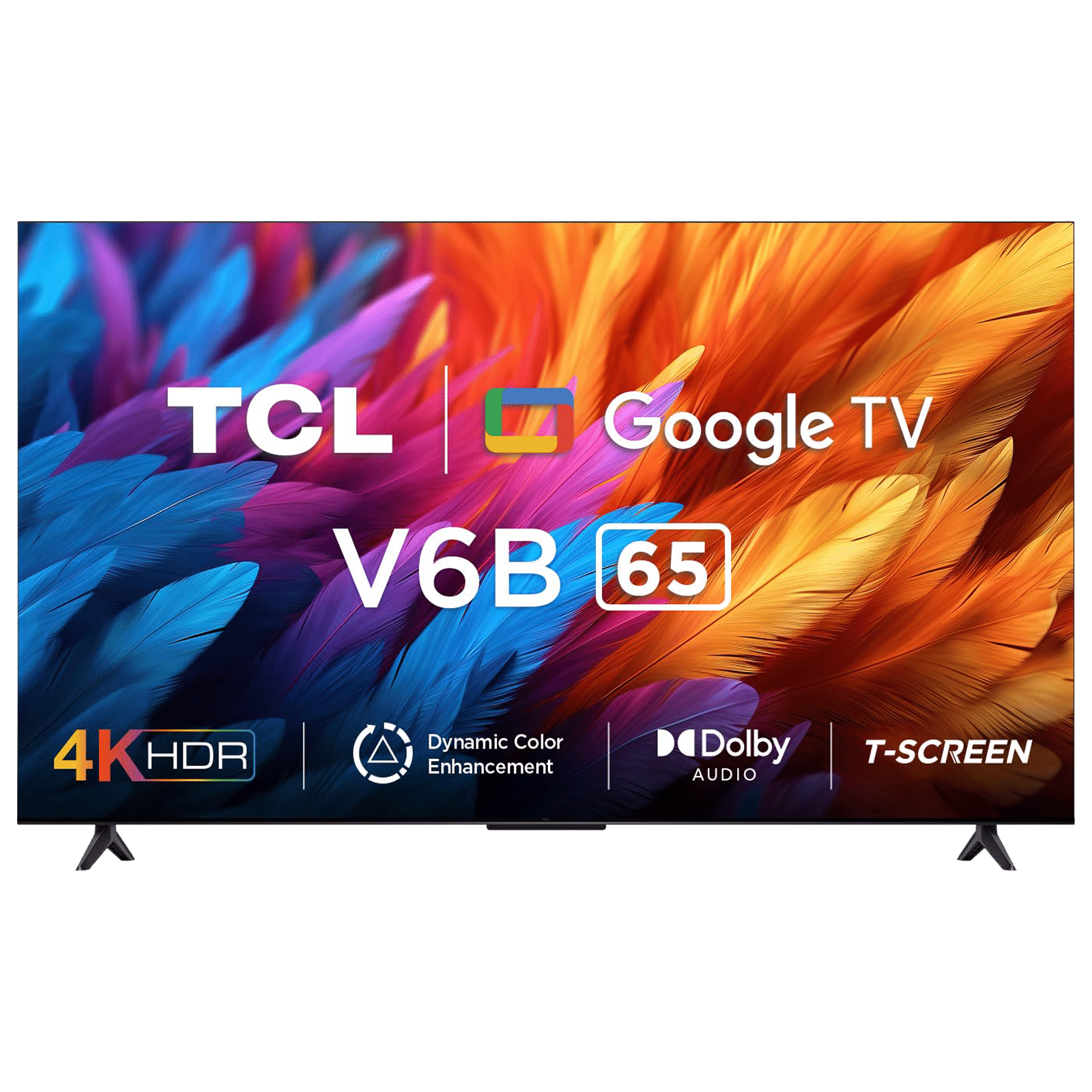 TCL V6B 164 cm (65 inch) 4K Ultra HD LED Google TV with Dolby Audio( 2024 Model)