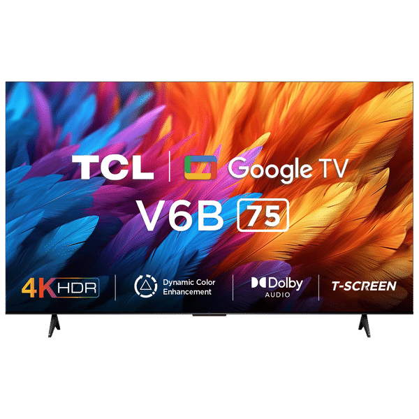 TCL V6B 189 cm (75 inch) 4K Ultra HD LED Google TV with Dolby Audio( 2024 Model)_1