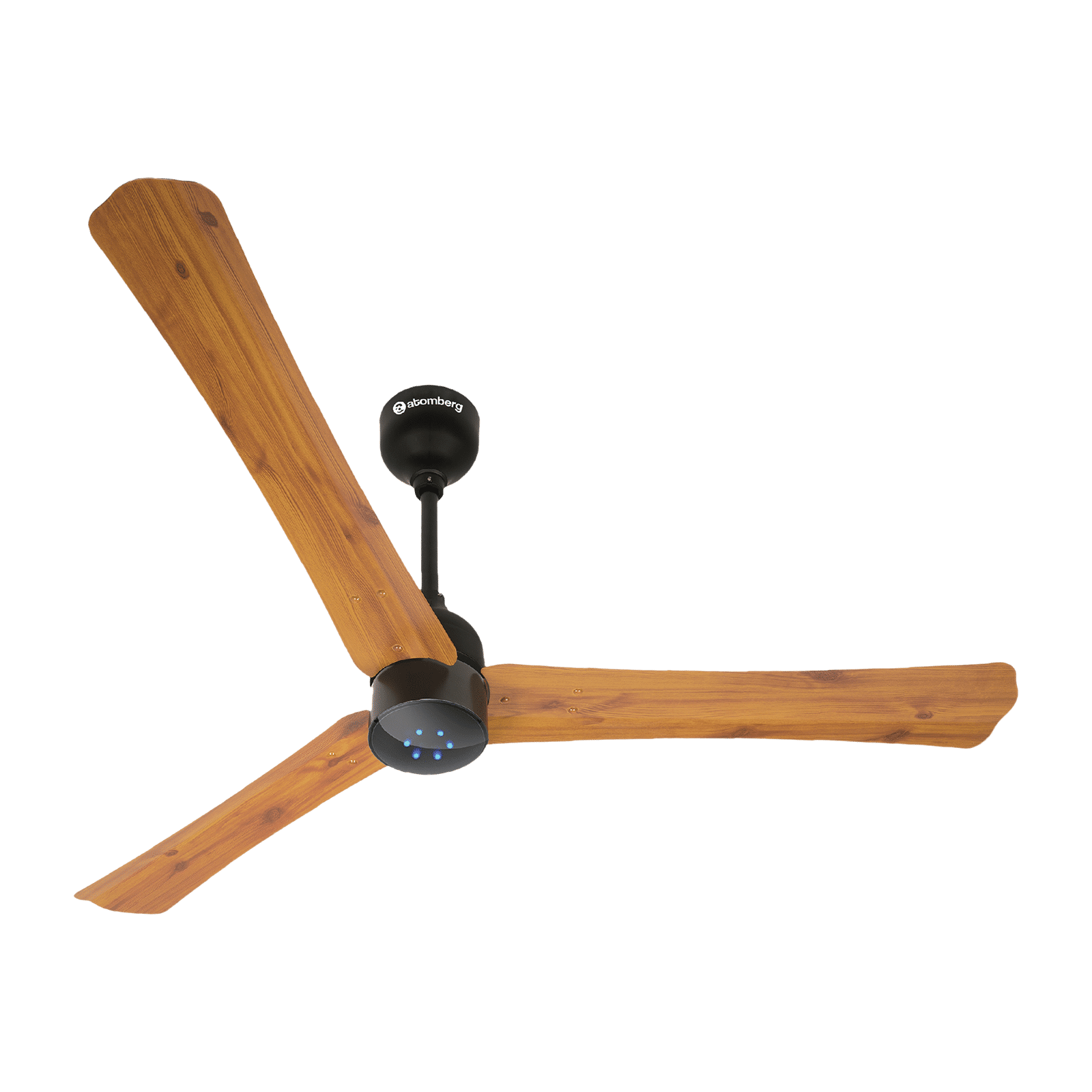 atomberg Renesa Plus 5 Star 1200mm 3 Blade BLDC Motor Ceiling Fan with Remote (LED Indicator, Golden Oakwood)