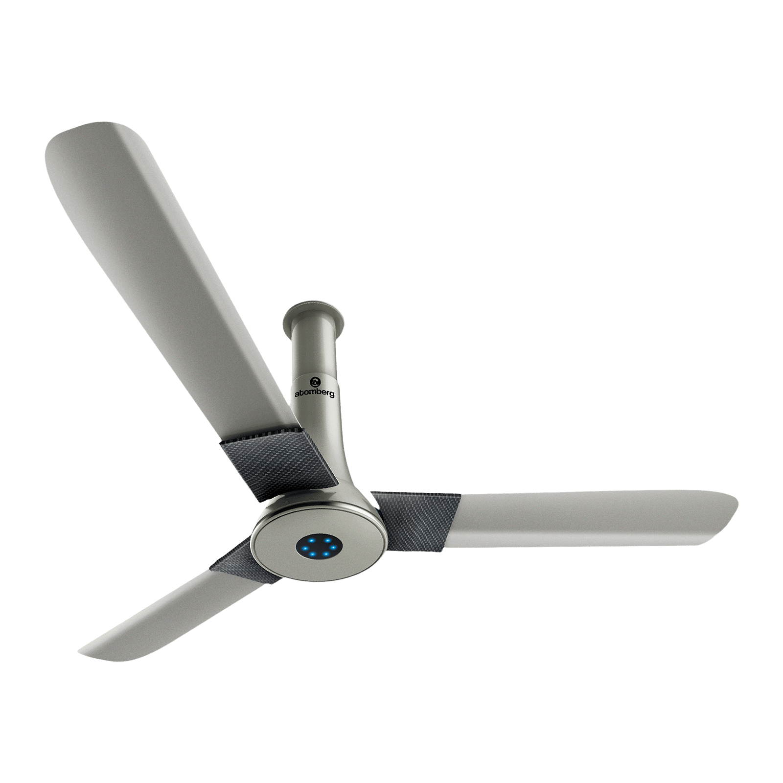 atomberg Studio+ 5 Star 1200mm 3 Blade BLDC Motor Ceiling Fan with Remote (LED Indicator, Sand Grey)