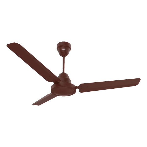 GM Excel35 5 Star 1200mm 3 Blade BLDC Motor Ceiling Fan with Remote (Energy Efficient, Matt Brown)_1