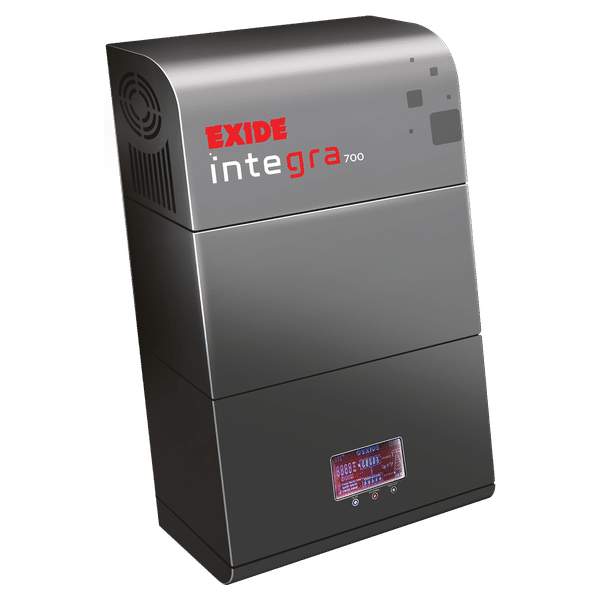 Exide Integra 700 5 Amps Inverter (Faster Charging, HX00-INTEGRA700, Black)_1