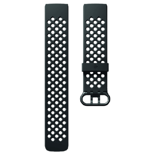 fitbit Silicone Sport Band for Charge 3 (Black)_1