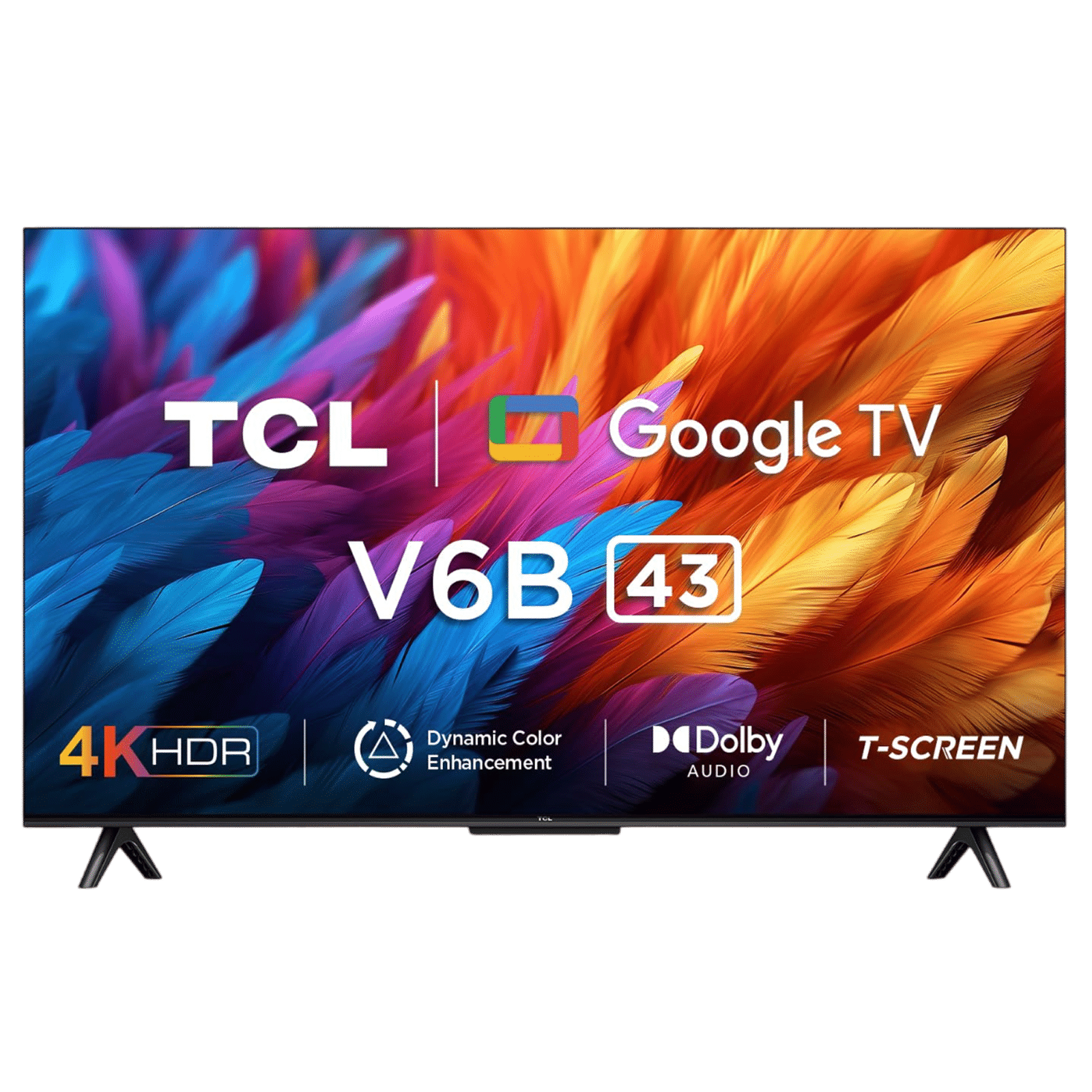 TCL V6B 109 cm (43 inch) 4K Ultra HD LED Google TV with Dolby Audio( 2024 Model)