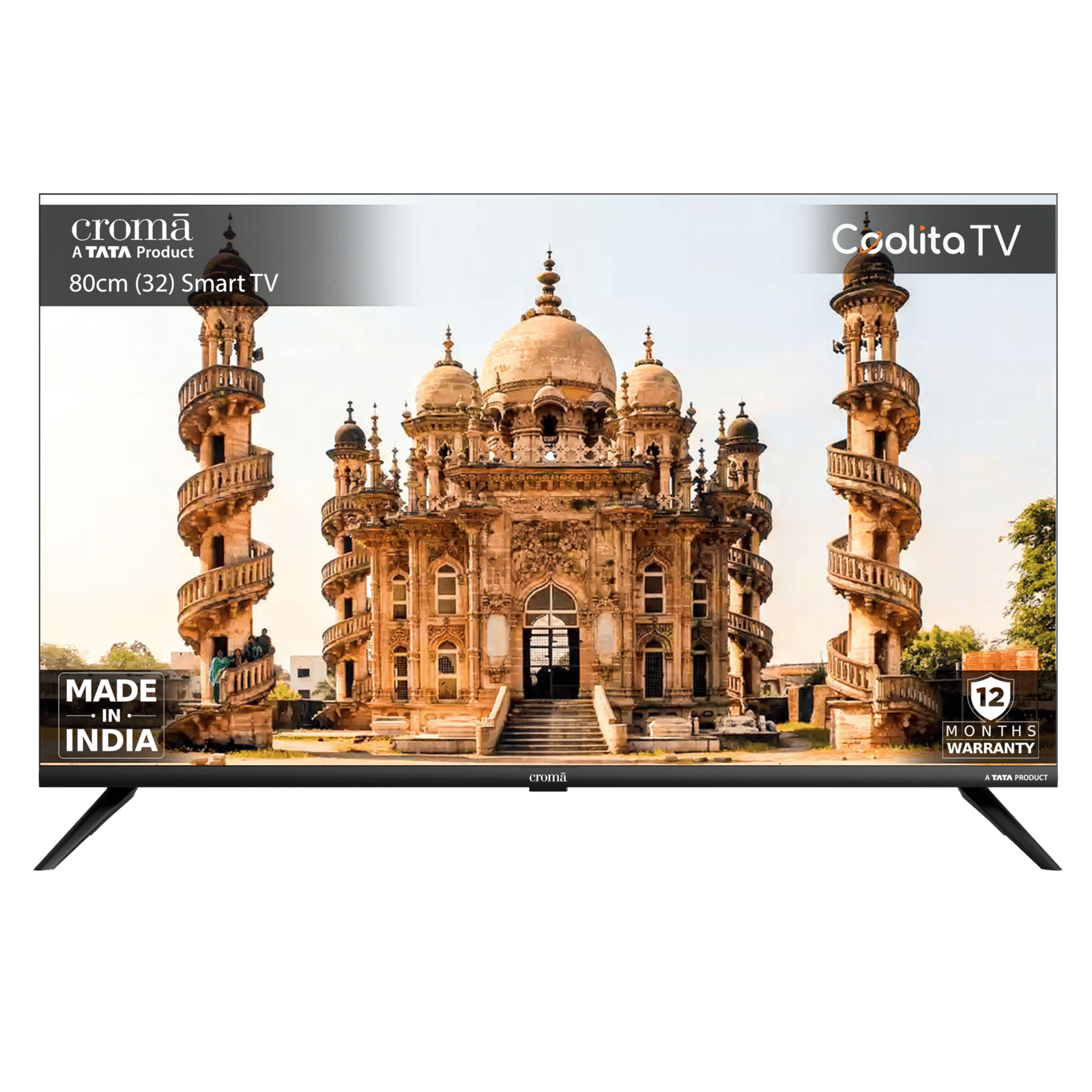 Croma CREL032HCC024601 80 cm (32 inch) HD Ready TV with A plus Grade Panel