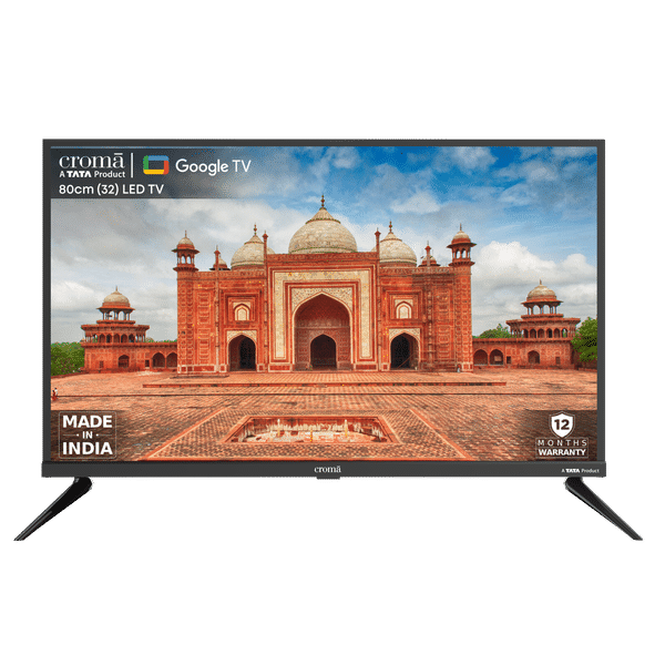 Croma CREL032HGC331801 80 cm (32 inch) HD Ready Google TV with Dolby Audio (2024 Model)_1