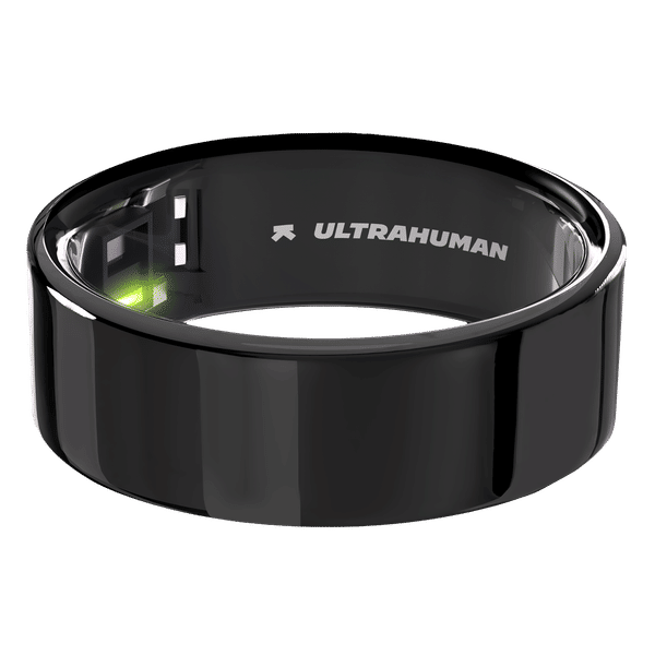 Ultrahuman Ring Air Smart Ring with Activity Tracker (Size 6, Upto 100 Meter Water Resistant, Aster Black)_1