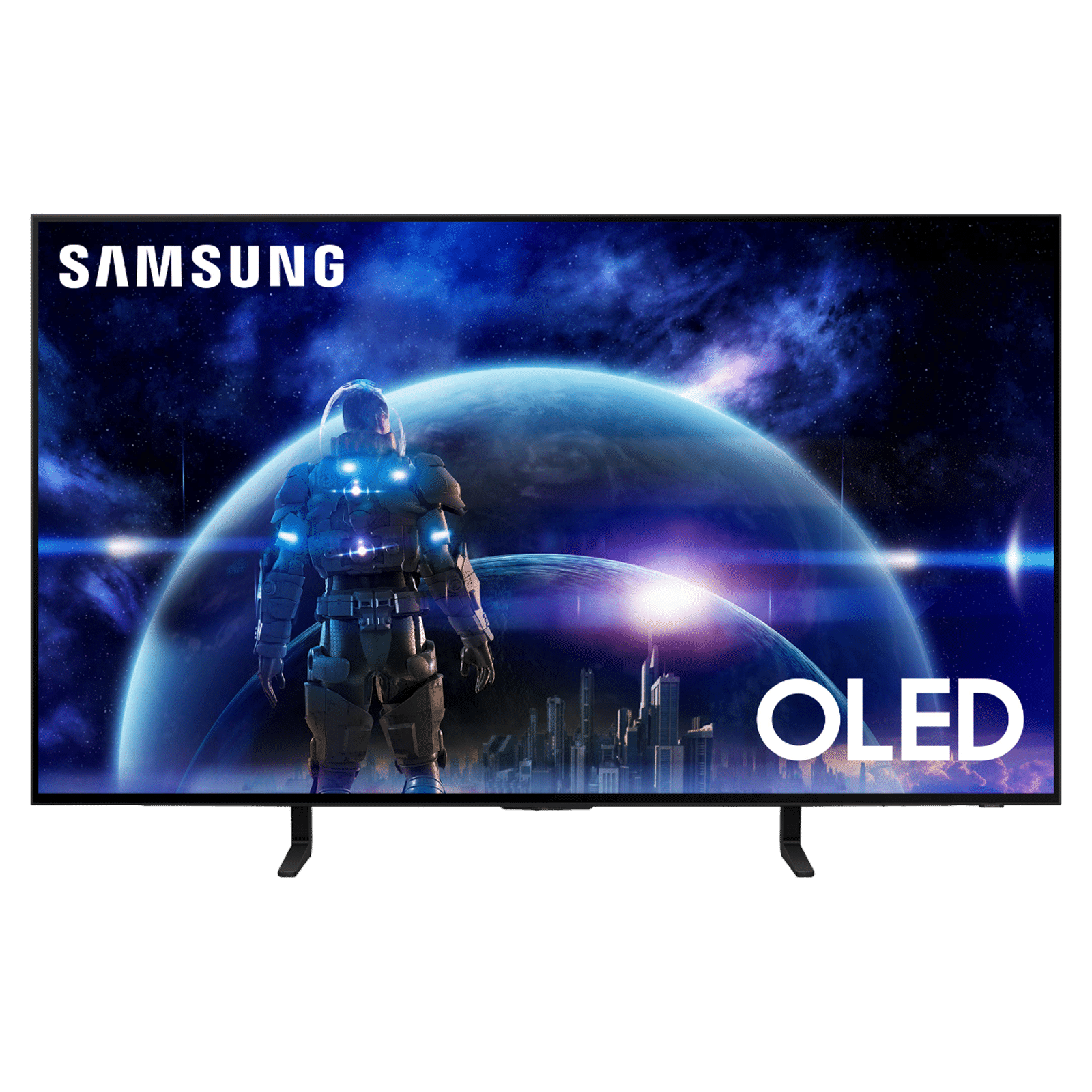 SAMSUNG S90D 121 cm (48 inch) OLED 4K Ultra HD Tizen TV with NQ4 AI Gen2 Processor (2024 model)