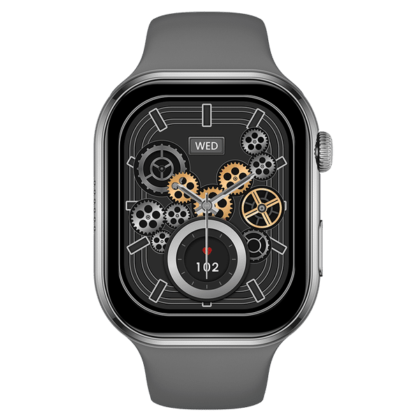 FIRE-BOLTT Brillia Smartwatch with Bluetooth Calling (51.30mm AMOLED Display, IP67 Water Resistant, Dark Grey Strap )_1