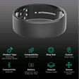 Ultrahuman Ring Air Smart Ring with Activity Tracker (Size 7, Upto 100 Meter Water Resistant, Matte Grey)_2