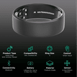 Ultrahuman Ring Air Smart Ring with Activity Tracker (Size 9, Upto 100 Meter Water Resistant, Matte Grey)_2