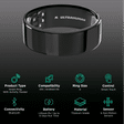 Ultrahuman Ring Air Smart Ring with Activity Tracker (Size 6, Upto 100 Meter Water Resistant, Aster Black)_2