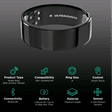 Ultrahuman Ring Air Smart Ring with Activity Tracker (Size 8, Upto 100 Meter Water Resistant, Aster Black)_2