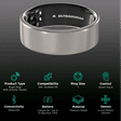 Ultrahuman Ring Air Smart Ring with Activity Tracker (Size 7, Upto 100 Meter Water Resistant, Raw Titanium)_2