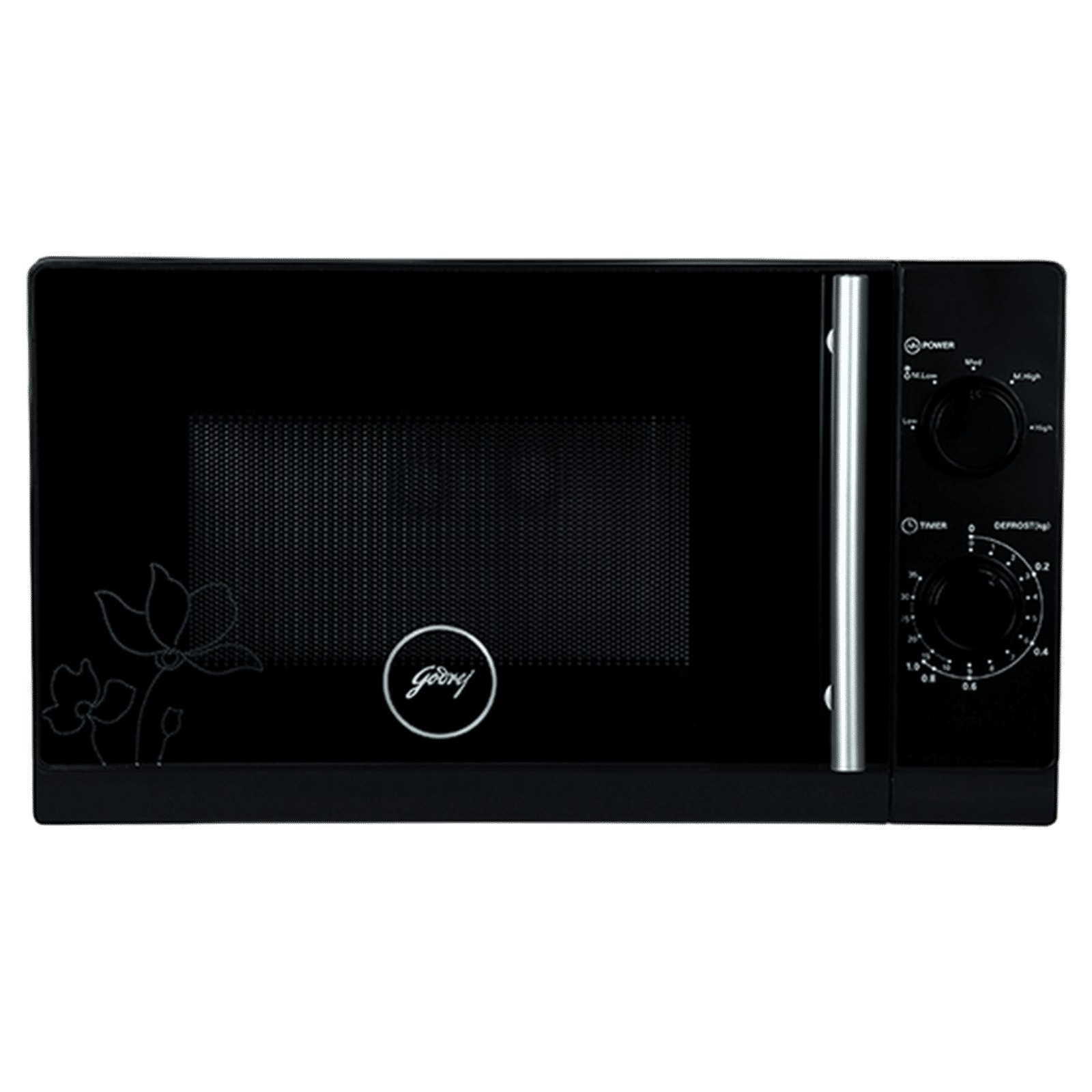 Godrej GMX 20SA2 BLM 20L Solo Microwave Oven with Powder Coated Cavity (Black)