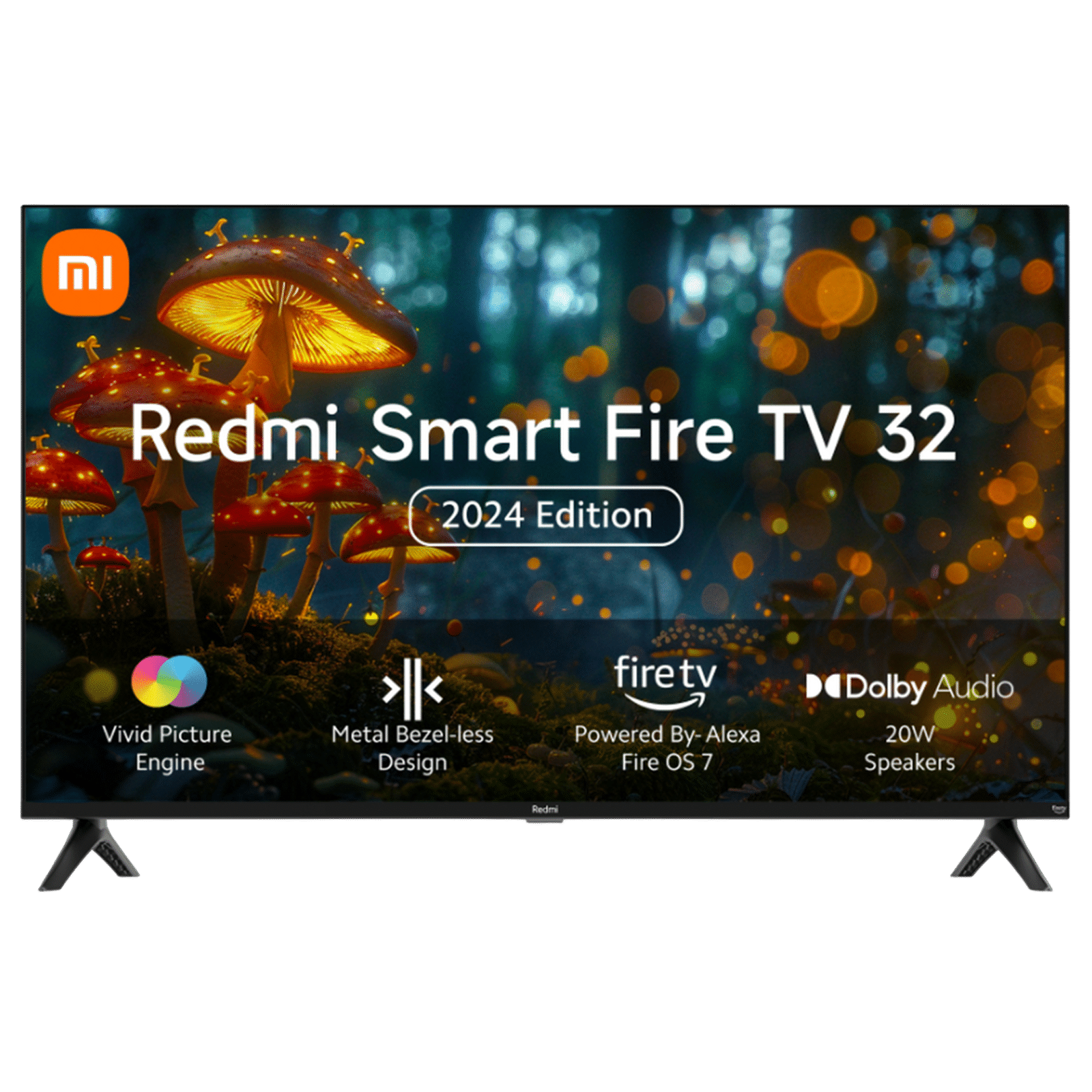 Redmi F Series 80 cm (32 inch) HD Ready LED Smart Fire TV with Dolby Audio (2024 model)