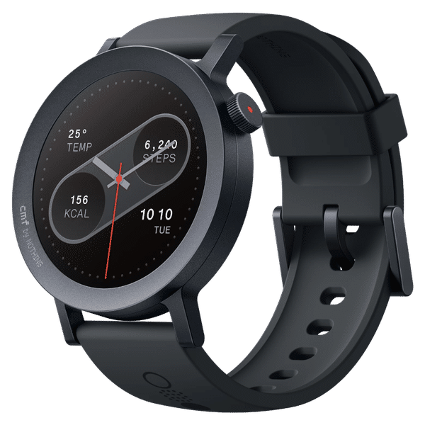Nothing Watch Pro 2 Smartwatch with Bluetooth Calling (33.52mm AMOLED Display, IP68 Water Resistant, Dark Grey Strap)_1