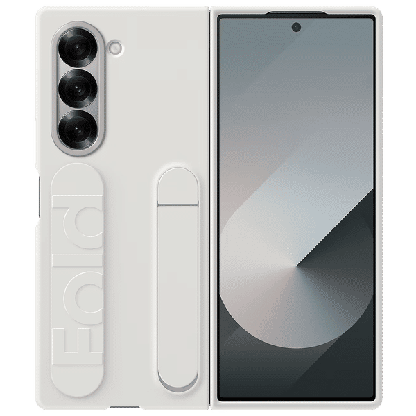SAMSUNG Soft Silicone Back Cover for Galaxy Z Fold 6 (Soft Feeling and Portability, White)_1
