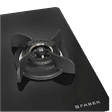 Faber Ultima Plus HT783 CRS BR CI AI Toughened Glass Top 3 Burner Automatic Hob (Cast Iron Pan Support, Black)_4