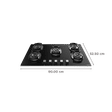 Faber Nexus IND HT905 CRS BR CI AI Toughened Glass Top 5 Burner Automatic Hob (Cast Iron Pan Support, Black)_2