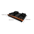 Faber UTOPIA HT 604 CRS BR CI AI Toughened Glass Top 4 Burner Automatic Electric Hob (Heat Resistant Metal Knob, Black)_2
