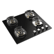 Faber Nexus IND Star HT654 CRS BR CI AI Toughened Glass Top 4 Burner Automatic Electric Hob (Flame Failure Device, Black)_1