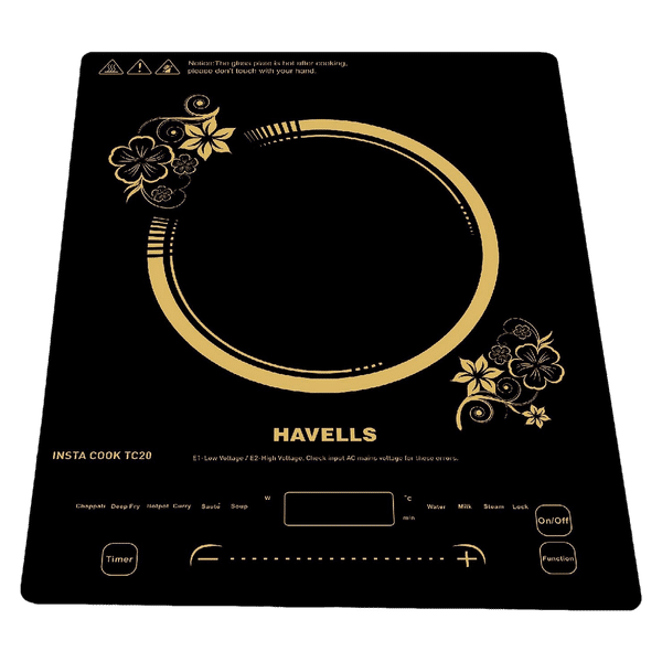 HAVELLS Insta Cook TC20 2000W Single Induction Cooktop with 9 Preset Menus_1