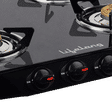 Lifelong LLGS27 Toughened Glass Top 4 Burner Manual Gas Stove (Nylon Knobs, Black)_4