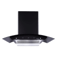 elica WDFL 906 HC MS NR 90cm 1200m3/hr Ducted Auto Clean Wall Mounted Chimney with Touch Control Panel (Black)_1