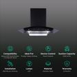 elica WDFL 906 HC MS NR 90cm 1200m3/hr Ducted Auto Clean Wall Mounted Chimney with Touch Control Panel (Black)_3