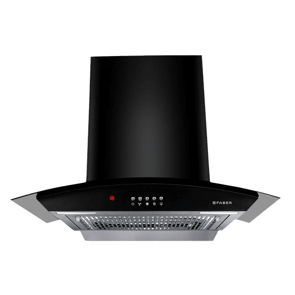 FABER ACE PRO HC PB BK 60cm 1100m3/hr Ducted Auto Clean Wall Mounted Chimney with Push Button Control (Black)_1