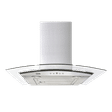GLEN 6071 EX 60cm 1000m3/hr Ducted Wall Mounted Chimney with Push Button Control (Silver)_1
