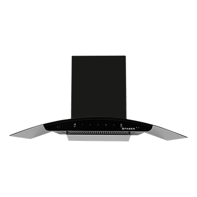 FABER FLORENCE FL SC AC BK 60cm 1200m3/hr Ducted Auto Clean Wall Mounted Chimney with Touch & Gesture Control (Black)