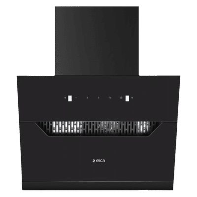 elica EFL 207 HAC LTW VMS 60 60cm 1350m3/hr Ductless Auto Clean Wall Mounted Chimney with Motion Sensor Control (Black)