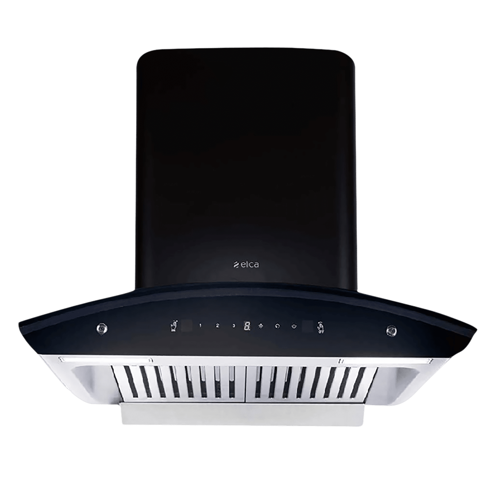 elica WD TBF HAC 60 MS NERO 60cm 1425m3/hr Ducted Auto Clean Wall Mounted Chimney with Touch Control Panel (Black)