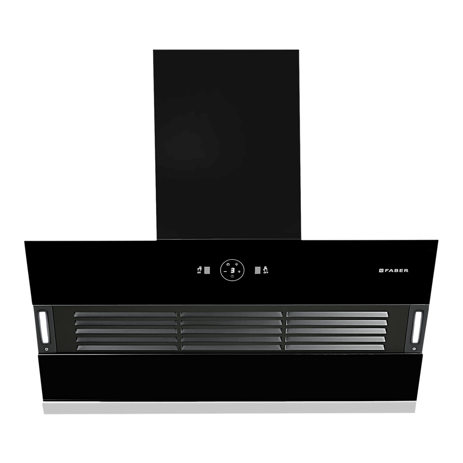 Faber Hood Vertigo 90cm 1200m3/hr Ducted Auto Clean Wall Mounted Chimney with Filterless Technology (Black)