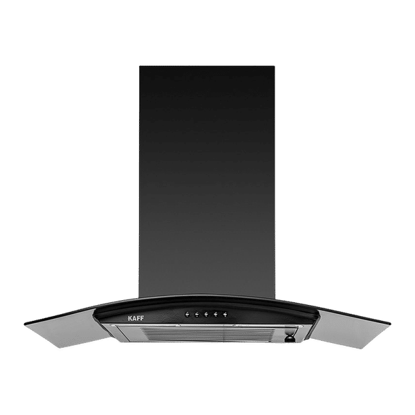 KAFF MAX BF 60cm 1000m3/hr Ducted Auto Clean Wall Mounted Chimney with Soft Push Control (Black)_1