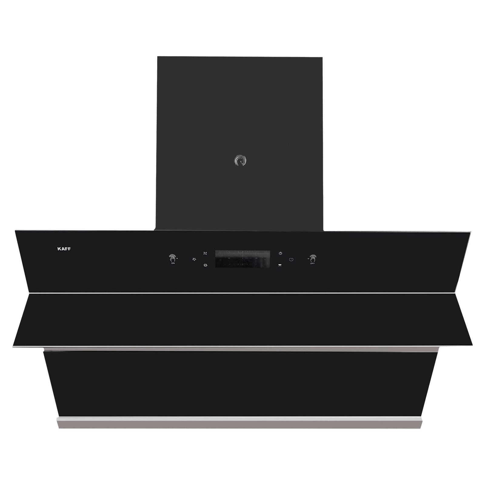 KAFF ALBURY DHC 90cm 1420m3/hr Ducted Auto Clean Wall Mounted Chimney with Touch Control Panel (Black)