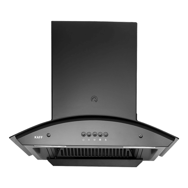 KAFF MARINA DHC 90cm 1080m3/hr Ducted Auto Clean Wall Mounted Chimney with Soft Push Control (Black)_1